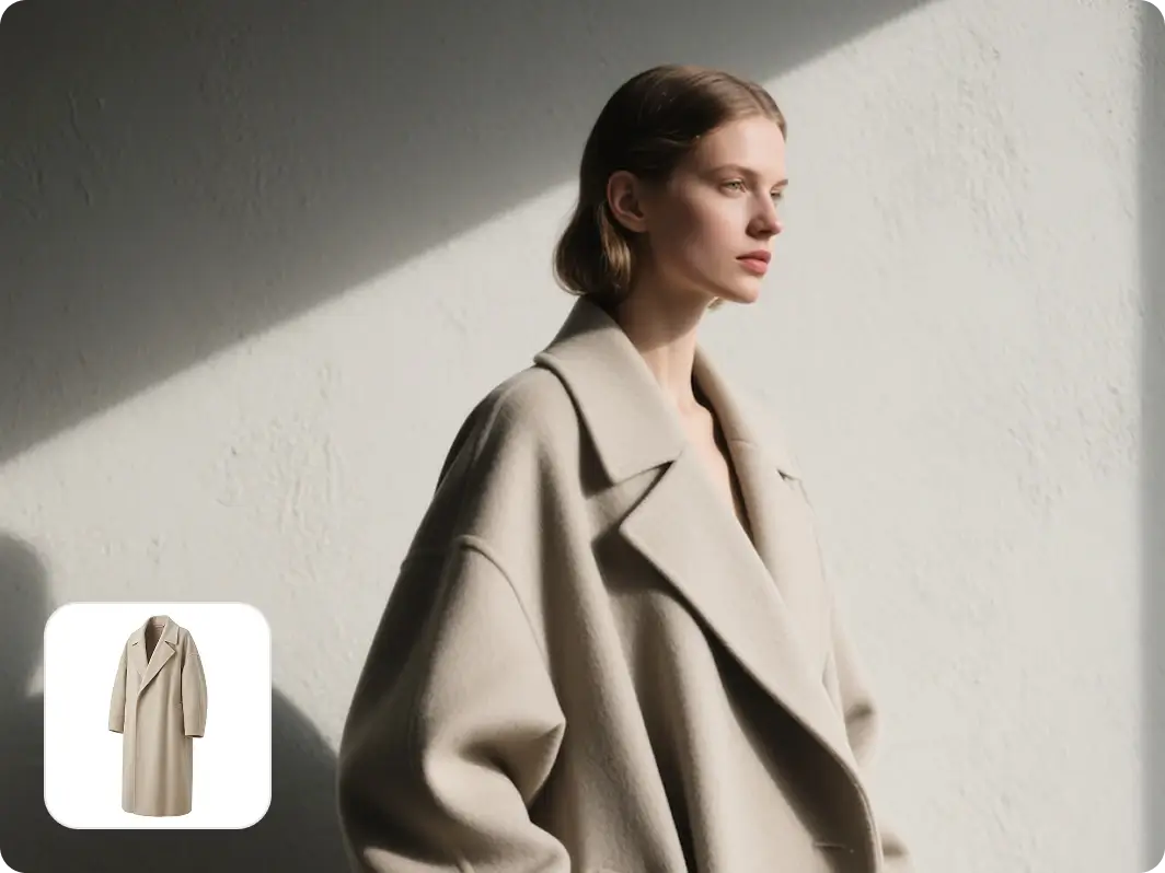 A look at e-commerce product images generated with AI.