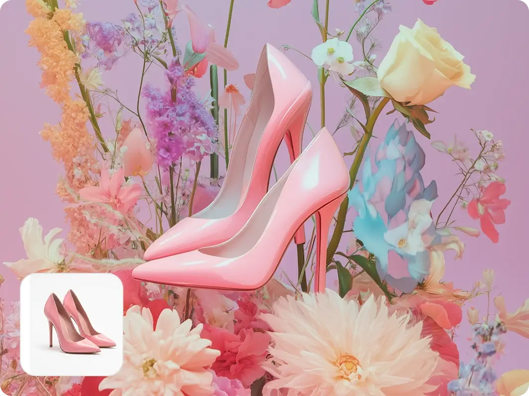 A look at e-commerce product images generated with AI.